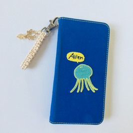 希少な国産１００％精麻とシトリンの御守りストラップ