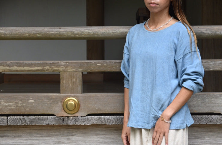 Divine Thread Necklace ~ 精麻と水晶の神聖ネックレス～シルバー