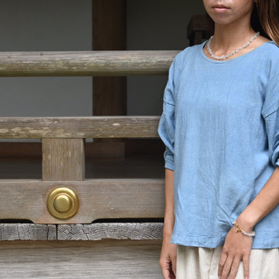 Divine Thread Necklace ~ 精麻と水晶の神聖ネックレス～シルバー