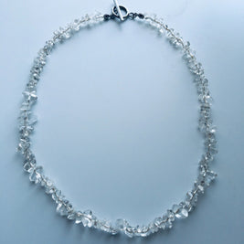 Divine Thread Necklace ~ 精麻と水晶の神聖ネックレス～シルバー