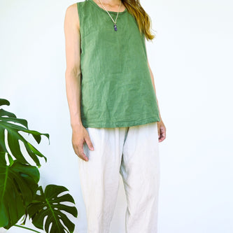 神が宿る植物精麻とアメジストのペンダント