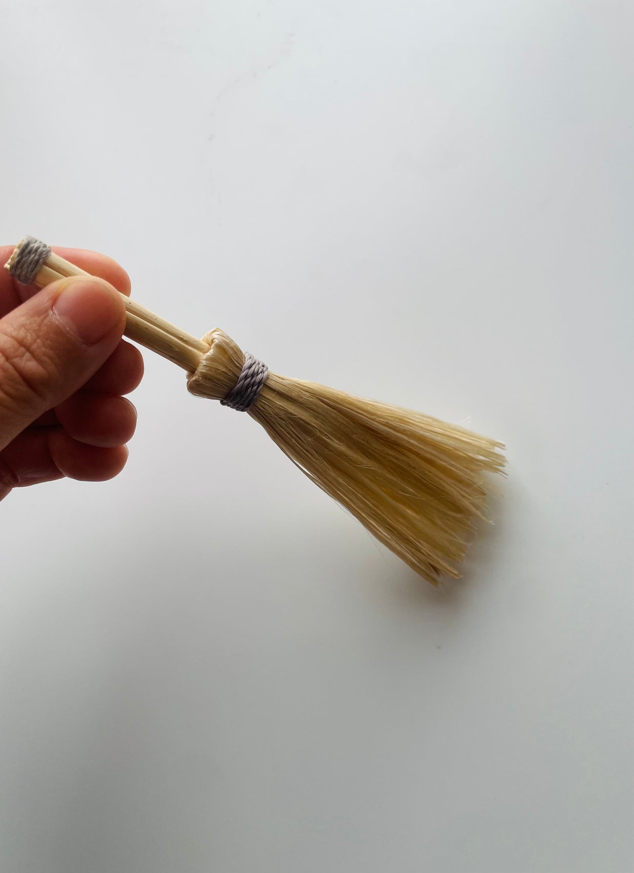 国産100％ 神聖精麻 祓いのミニほうき｜浄化・邪気祓い Sacred Seima Mini Purifying Broom ? Made in Japan