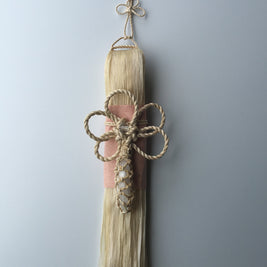 希少な特等精麻を使用した幸運を呼ぶ精麻飾り　-Good?Fortune Seima Ornament ? Plum Knot-