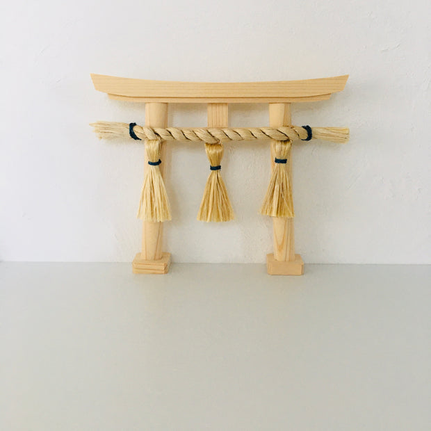 希少な野州麻の精麻を使用した招福鳥居