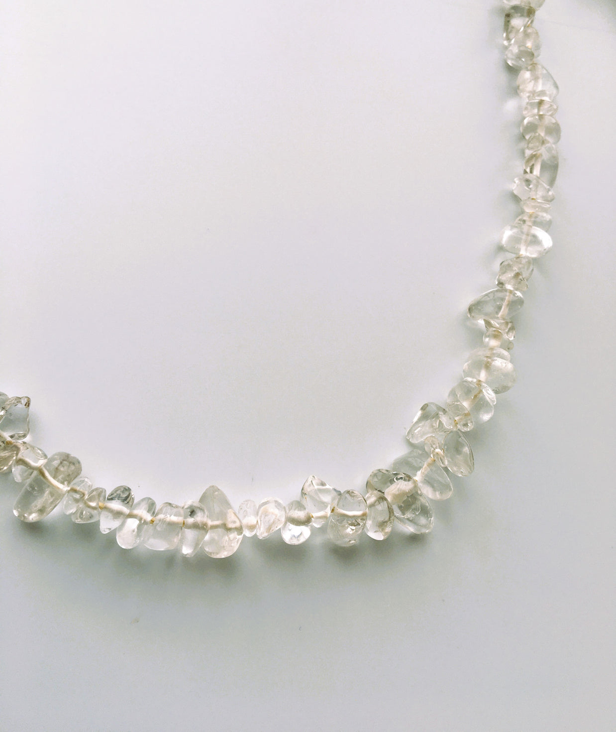 Divine Thread Necklace ~ 精麻と水晶の神聖ネックレス～ゴールド