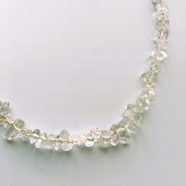 Divine Thread Necklace ~ 精麻と水晶の神聖ネックレス～ゴールド