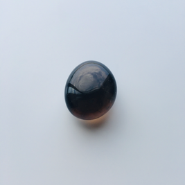 神が宿る植物精麻とスモーキークオーツの石包みペンダント