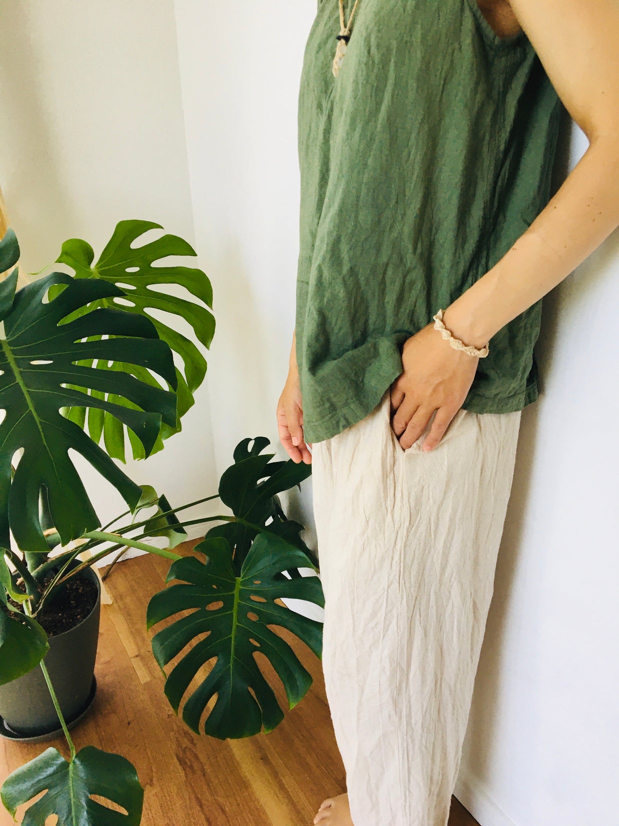 希少な野州麻の特等精麻を使用したDNAブレスレットＳサイズ