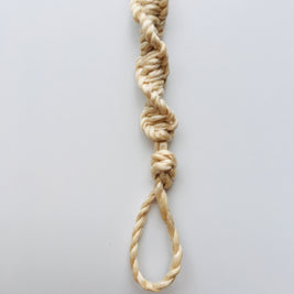 国産100％精麻とターコイズのDNAブレスレットＳサイズ