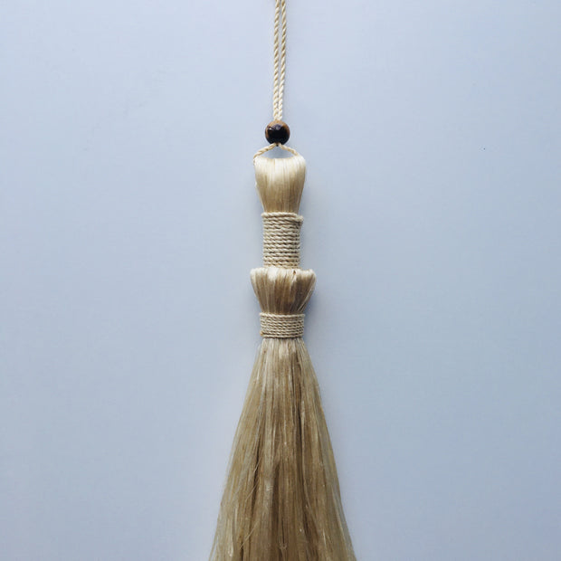 希少な特等精麻とタイガーアイを使用したプレミアムほうき