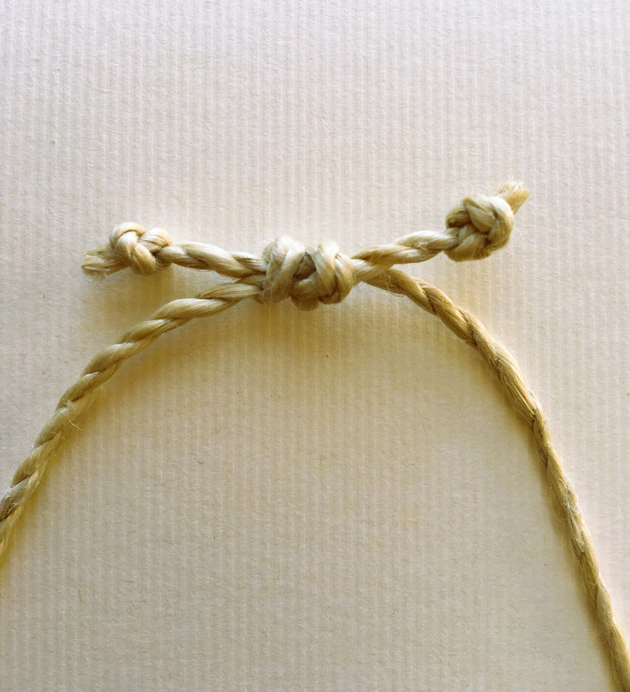 希少な野州麻の特等精麻のネックレス太さ3mm　-Rare Yashu Premium Seima Hemp Necklace ? 3mm