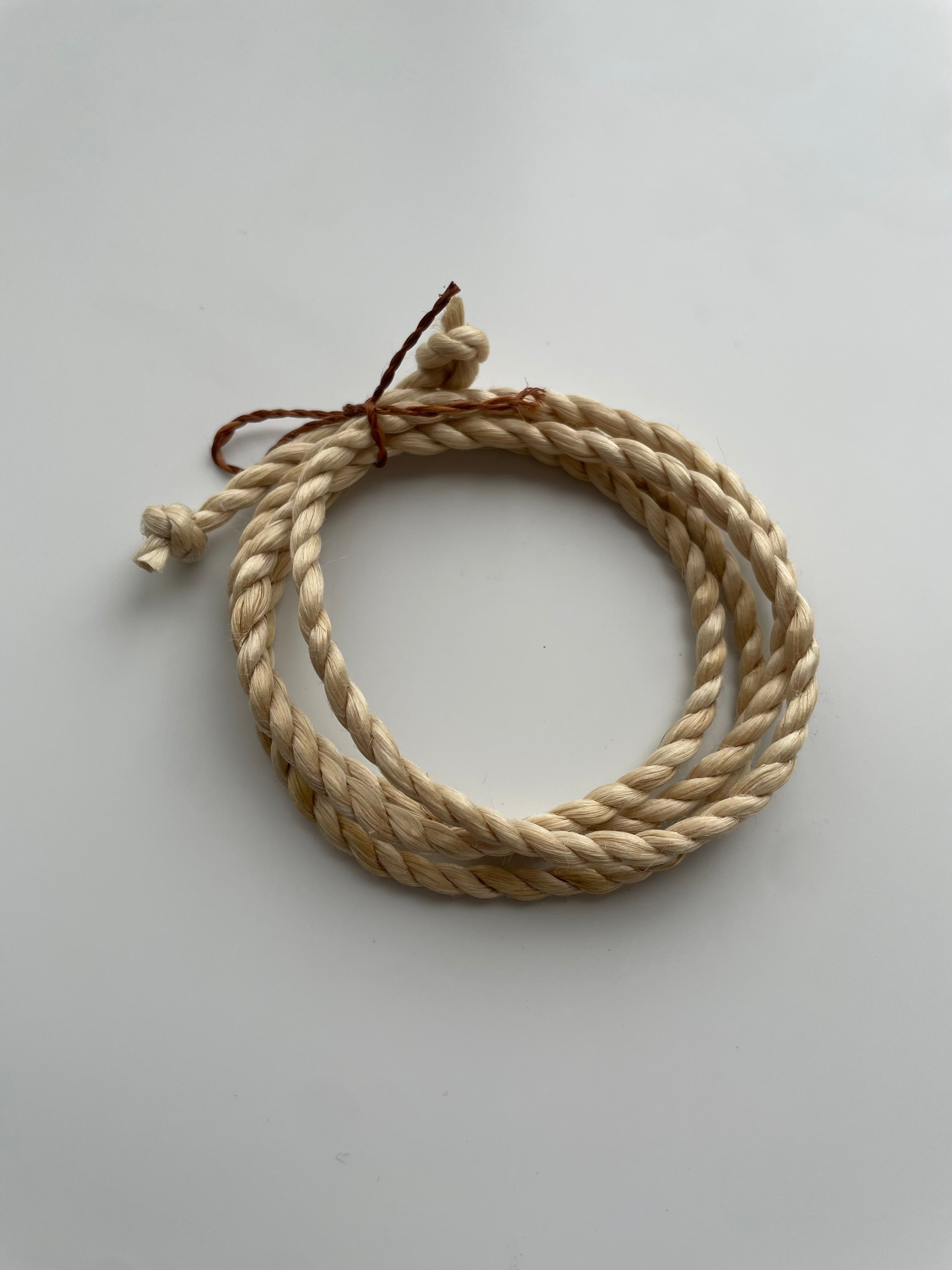 特等 野州精麻紐 80cm（4mm）｜天然石ネックレス・ブレスレット用｜浄化・お守り