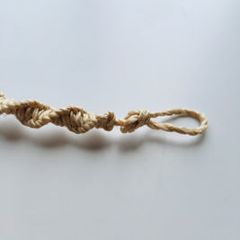 国産100％精麻とターコイズのDNAブレスレットＳサイズ