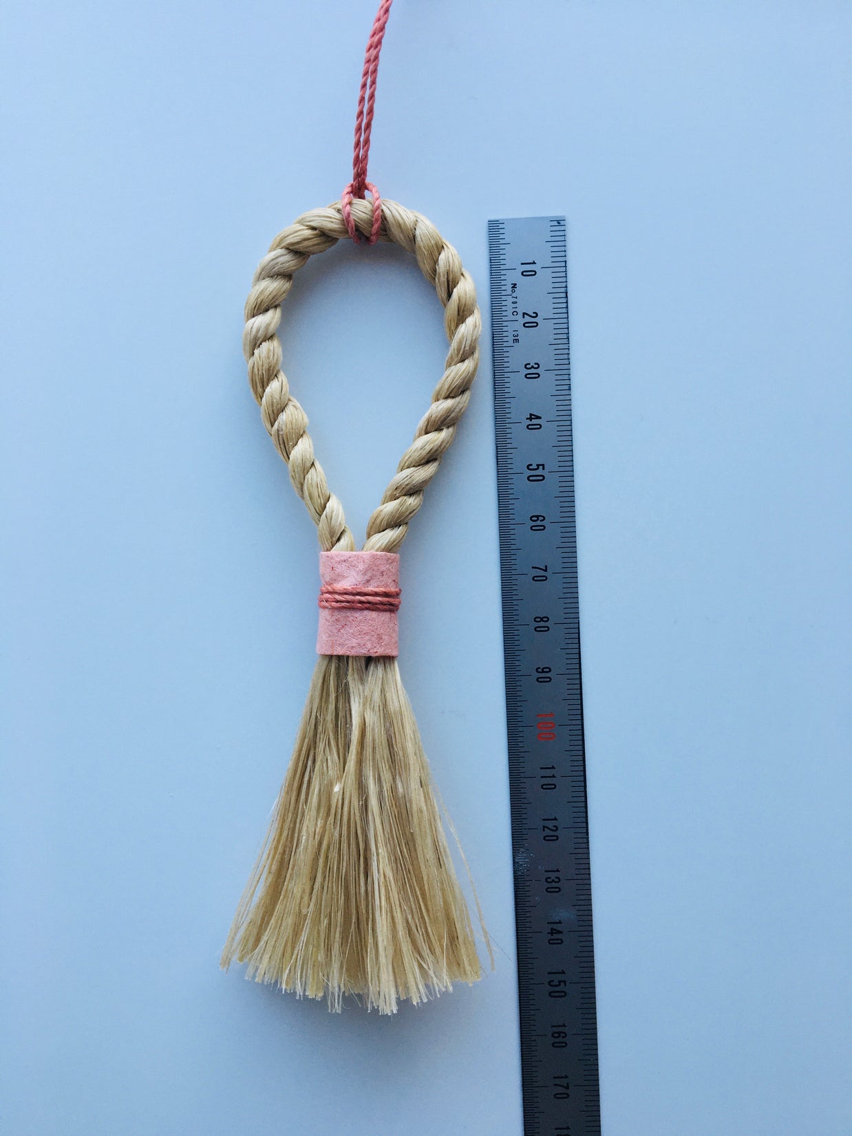 野州麻 茜結びしめ縄