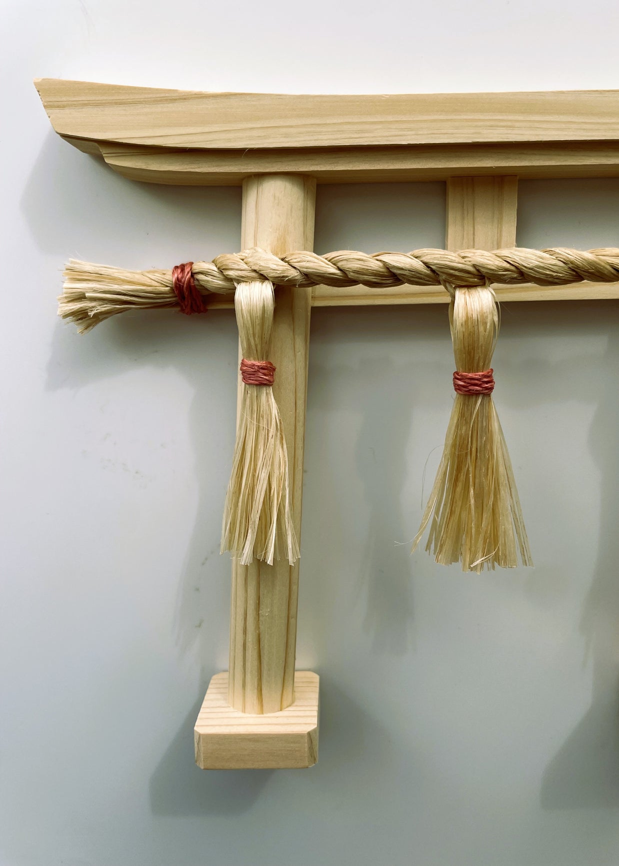 【受注制作】神和ぎの精麻鳥居・茜 　 Seima Torii ? Madder