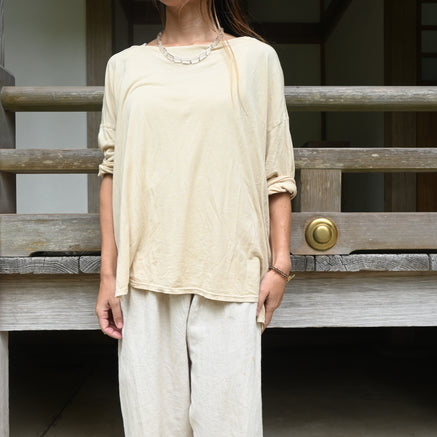 Spirit Flow Necklace ~精麻と筒水晶のネックレス~