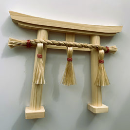 【受注制作】神和ぎの精麻鳥居・茜 　 Seima Torii ? Madder