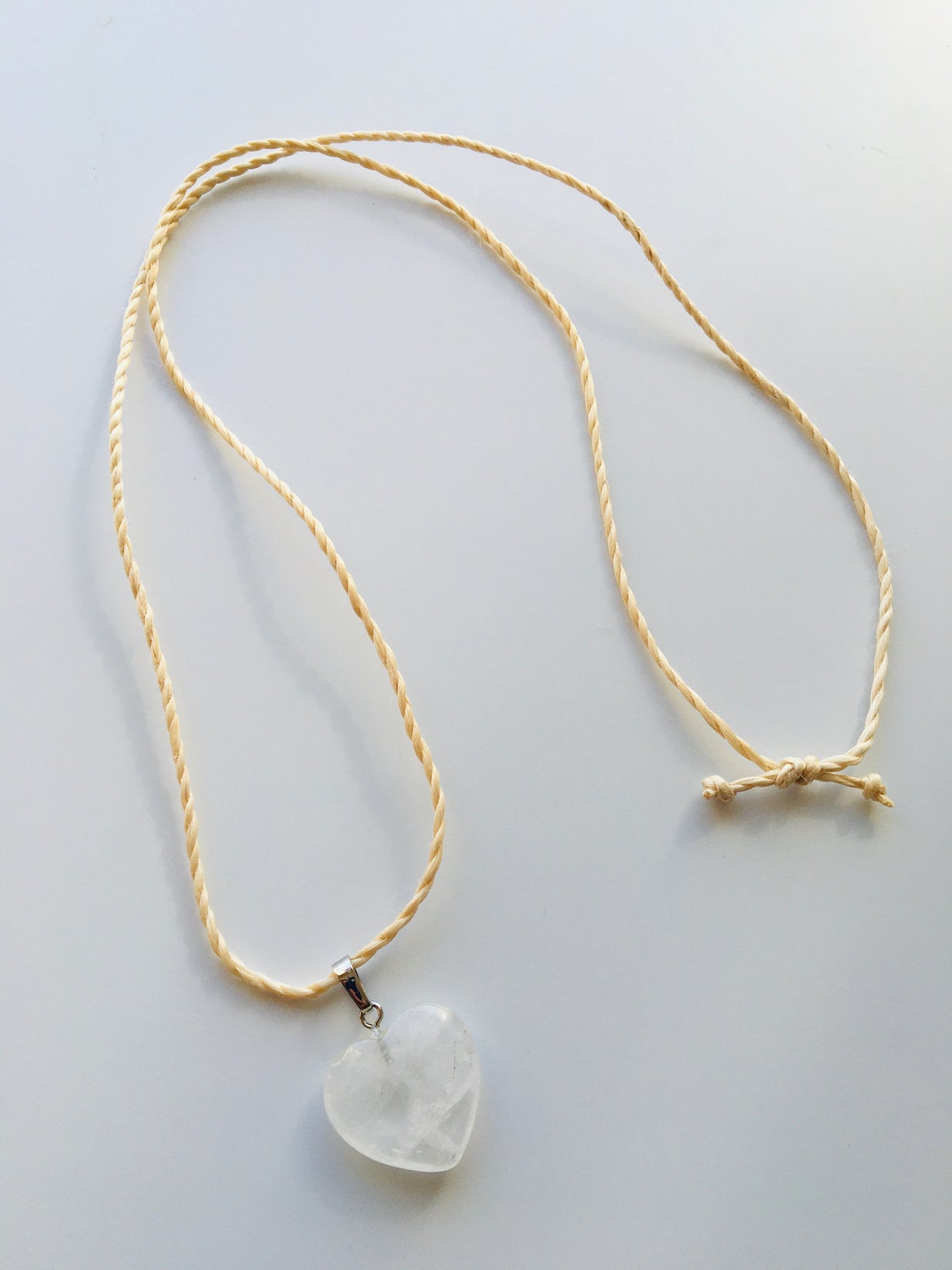 クリスタル✖️野州麻特等精麻ペンダント　~Crystal × Yashu SeimaPendant ~