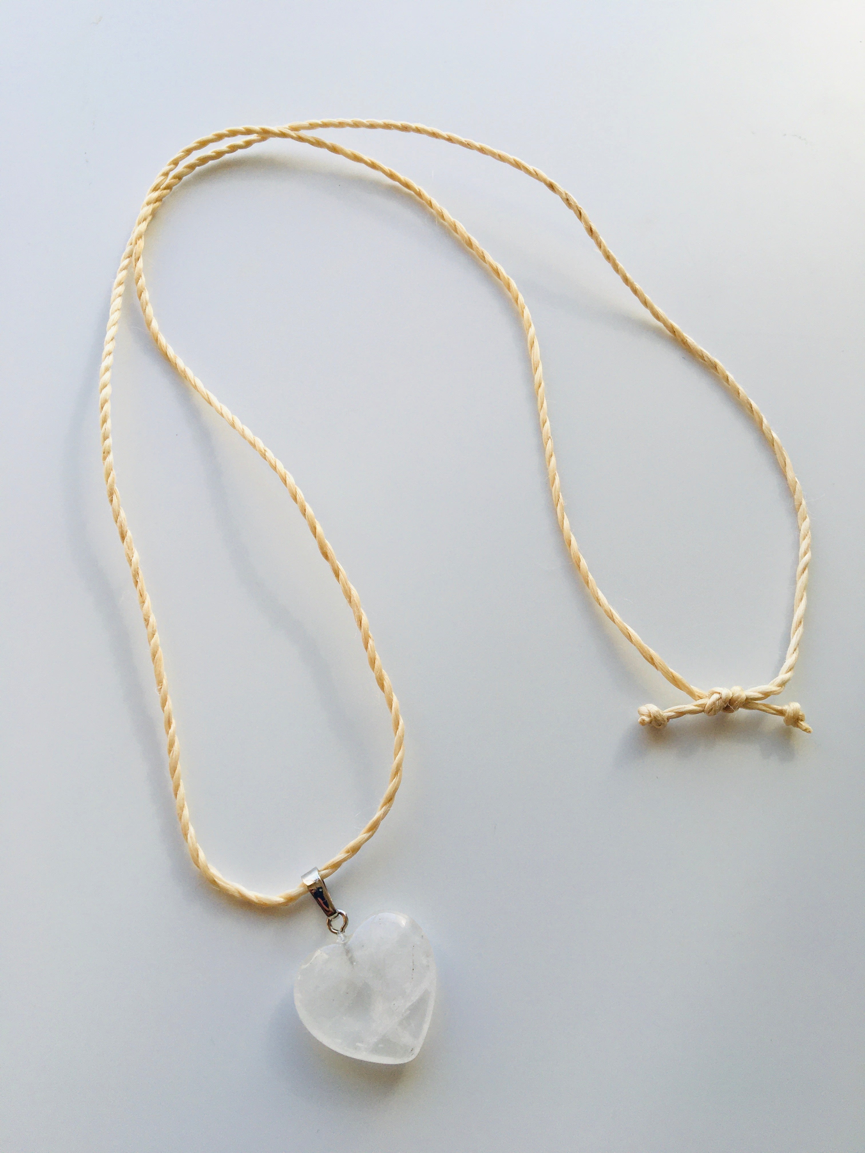 クリスタル✖️野州麻特等精麻ペンダント　~Crystal × Yashu SeimaPendant ~