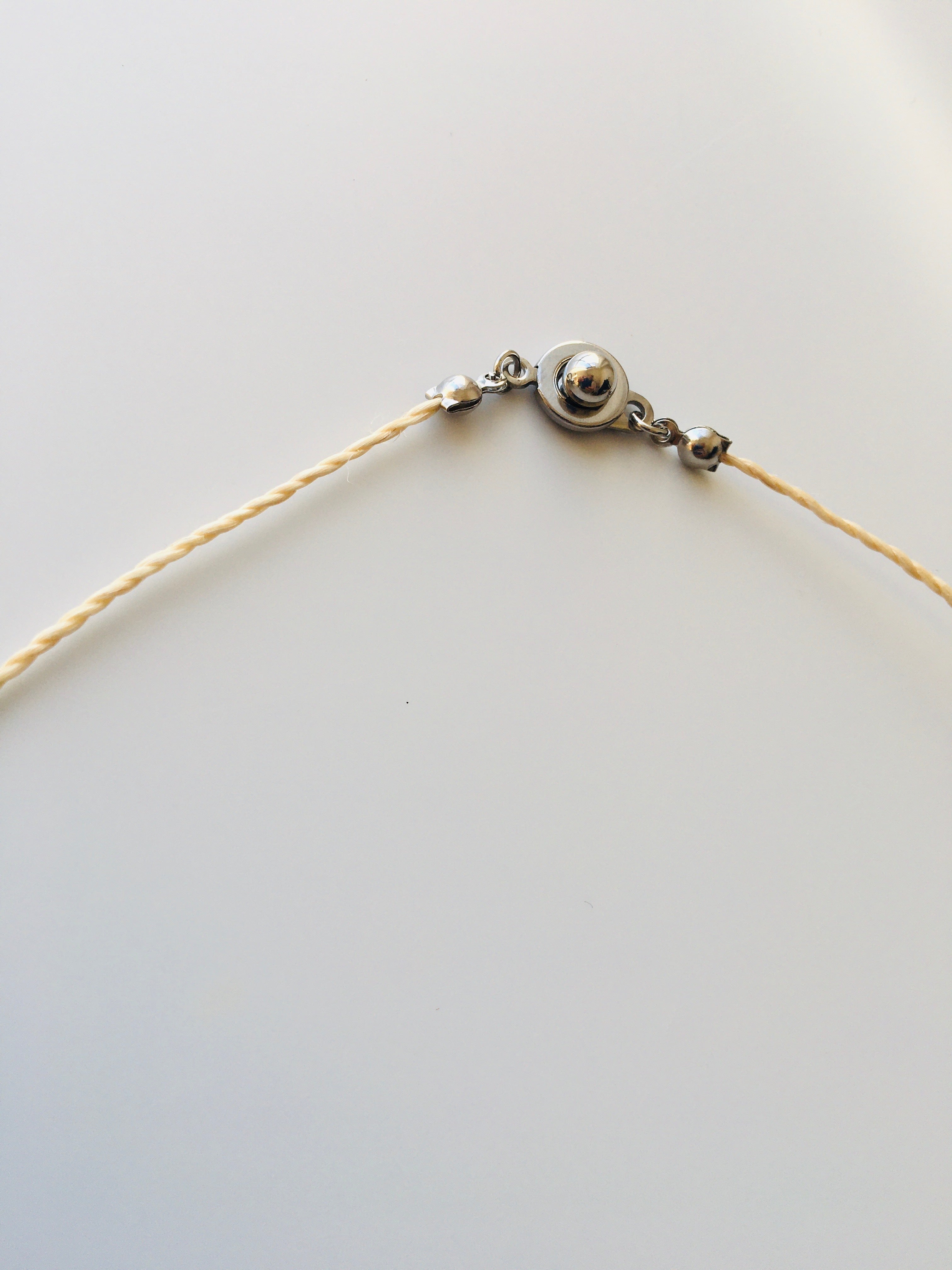 清麻の月雫ペンダント　-Seima Moon?Droplet Pendant-
