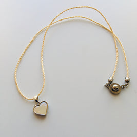 清麻の月雫ペンダント　-Seima Moon?Droplet Pendant-