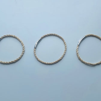 神聖なエネルギーを受け取る 野州麻特等精麻の守り紐アンクレット／ブレスレット