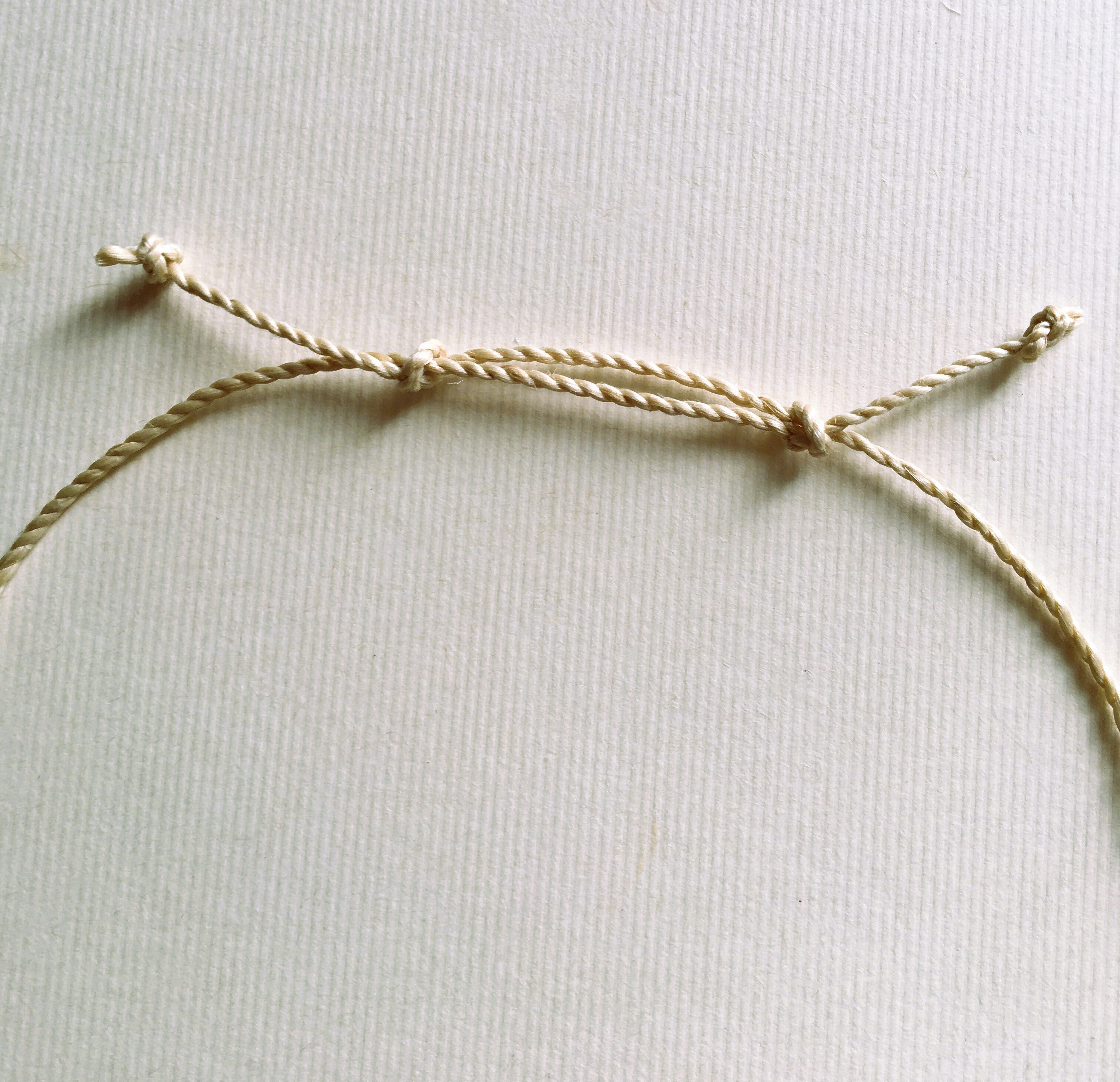 特等 野州精麻紐 80cm（2mm）｜天然石ネックレス・ブレスレット用｜浄化・お守り