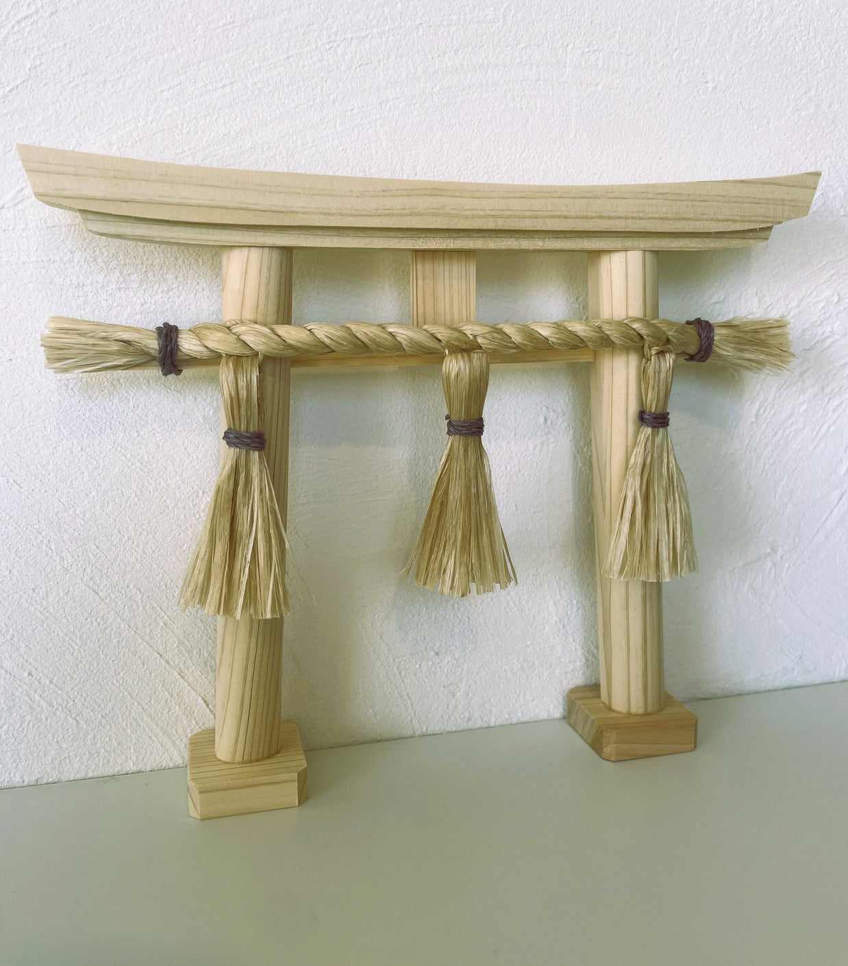 神和ぎの精麻鳥居・ブルーベリー染め Seima Torii / Blueberry / Dyed Seima
