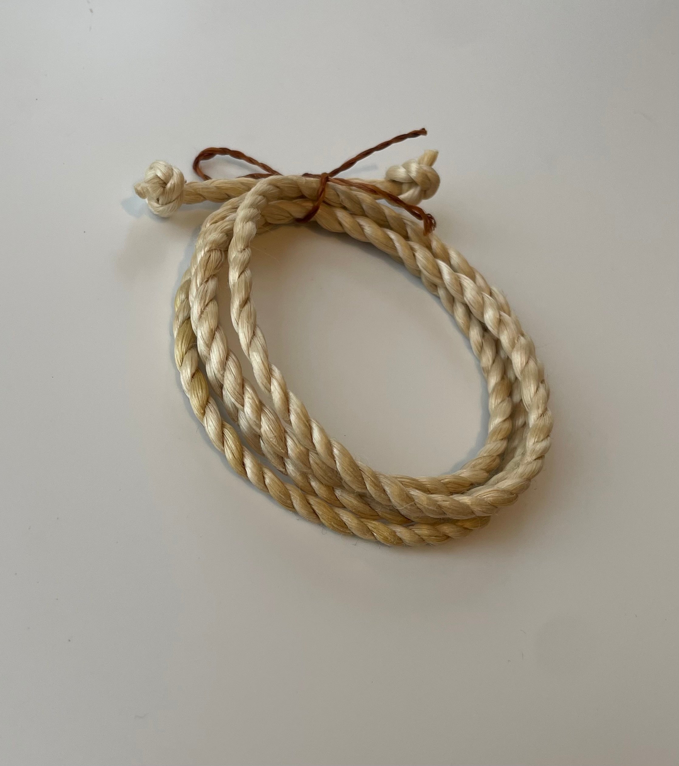 特等 野州精麻紐 80cm（4mm）｜天然石ネックレス・ブレスレット用｜浄化・お守り