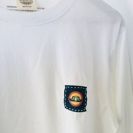 Sacred organic long t-shrit  精麻の祈り pray of Seima  - M ナチュラル -