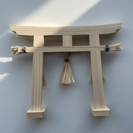 神和ぎの精麻鳥居・ブルーベリー染め Seima Torii / Blueberry / Dyed Seima