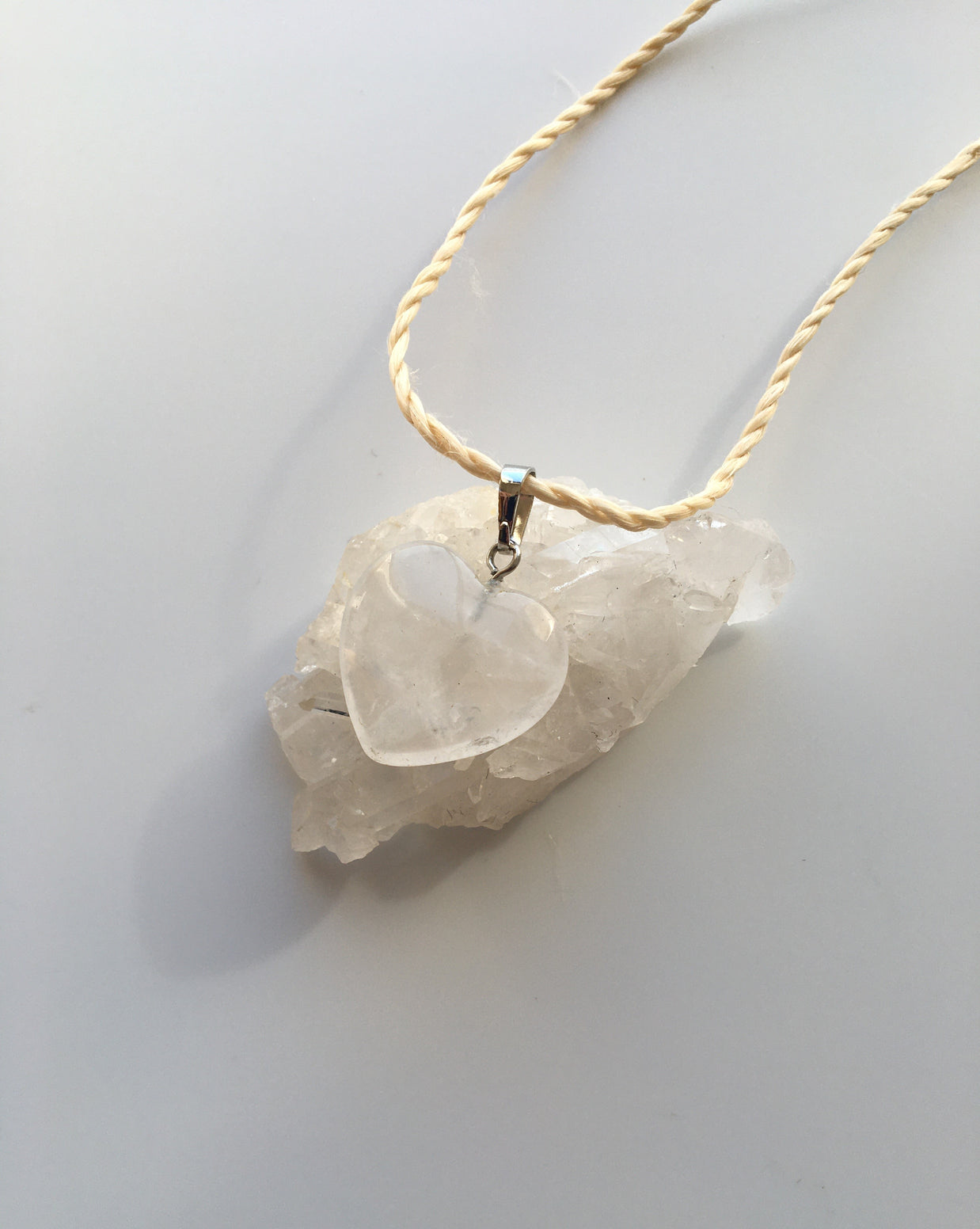 クリスタル✖️野州麻特等精麻ペンダント　~Crystal × Yashu SeimaPendant ~