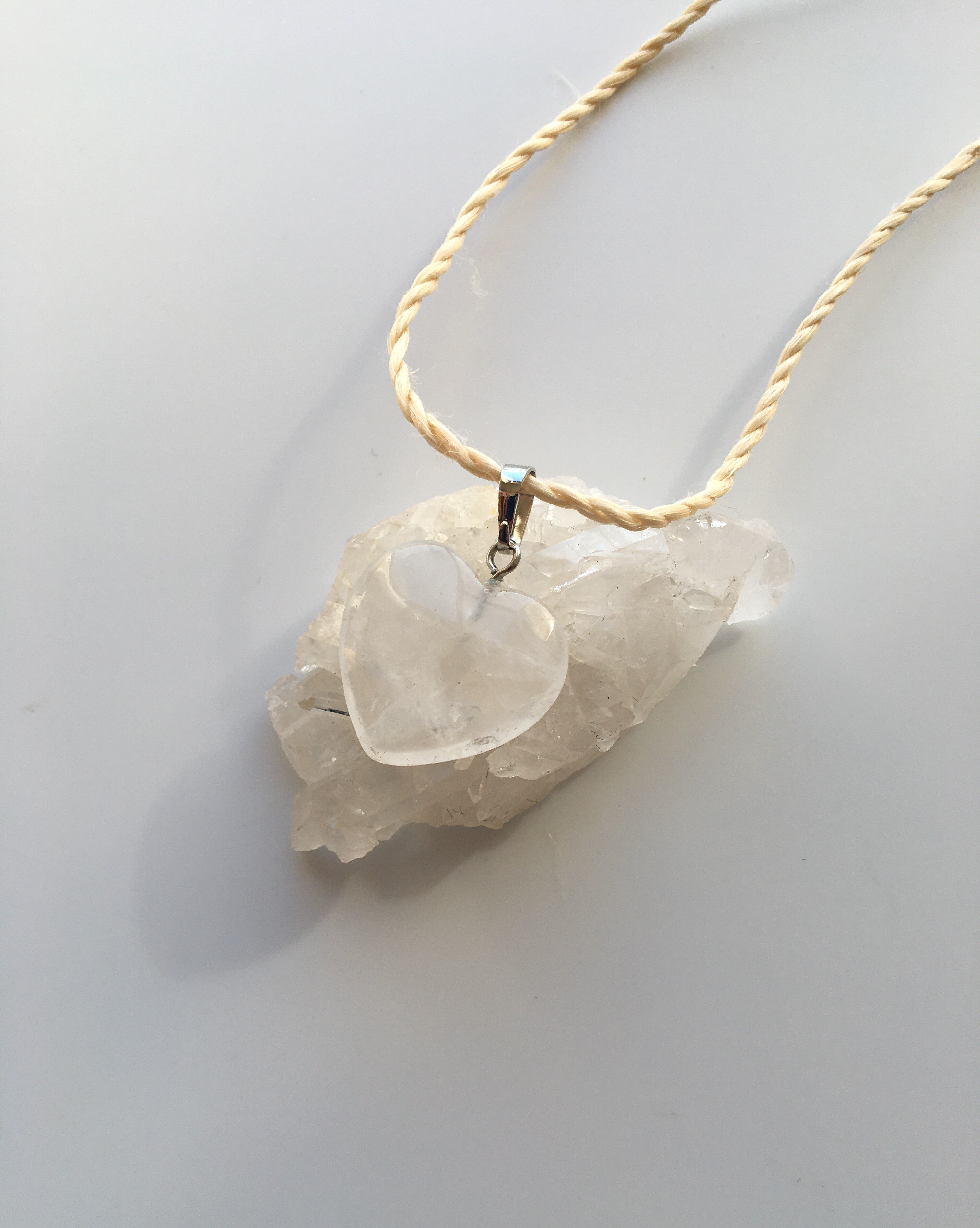 クリスタル✖️野州麻特等精麻ペンダント　~Crystal × Yashu SeimaPendant ~