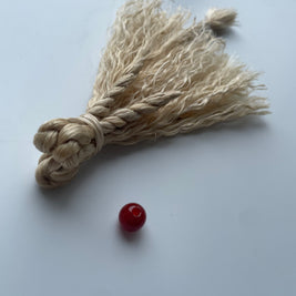 【再入荷】龍の護り・精麻結びセット カーネリアン（行動・前進）