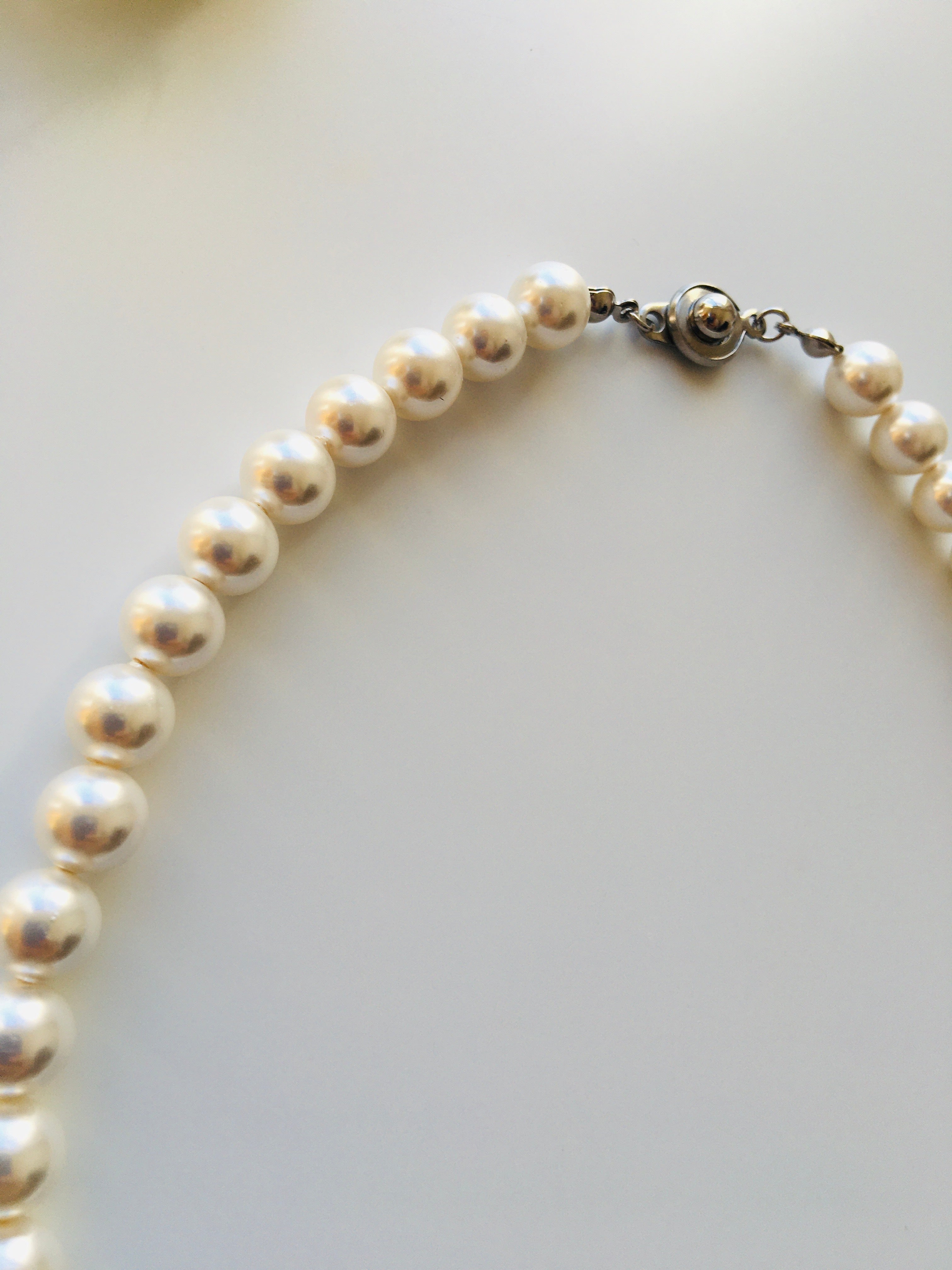 【再入荷】白雫ネックレス ? 次回の再販予定は未定 野州精麻の祈り　~White Droplet Necklace~