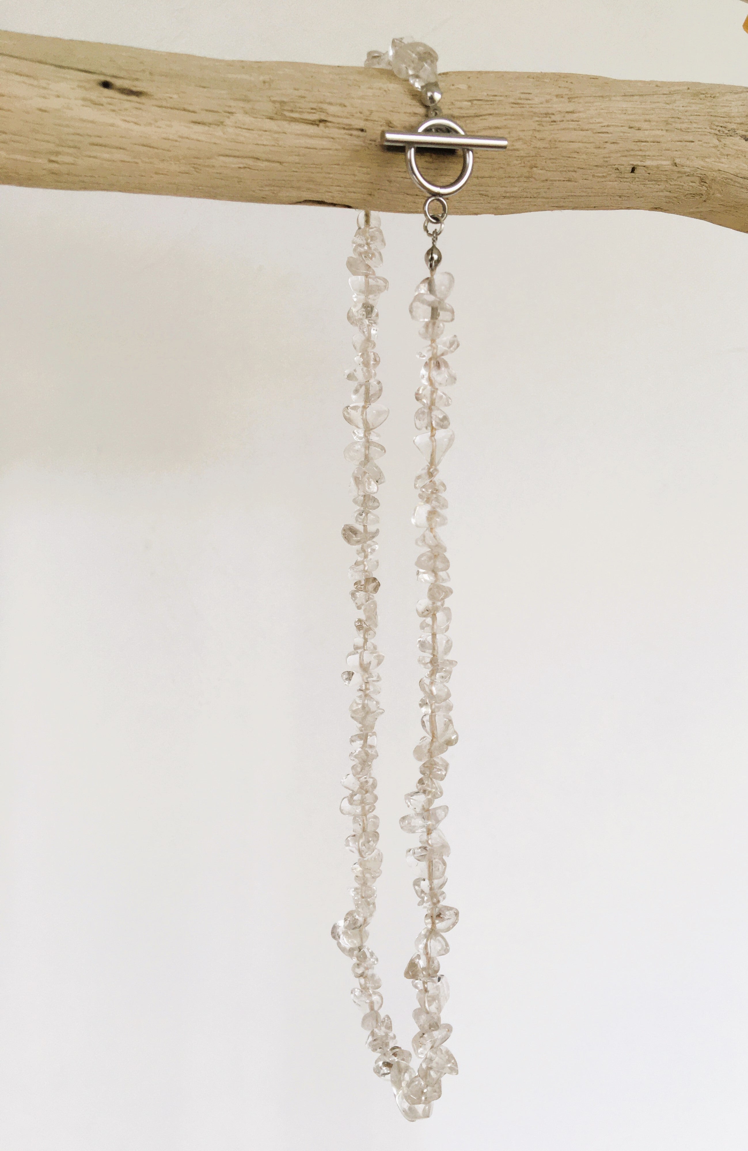 Divine Thread Necklace ~ 精麻と水晶の神聖ネックレス~