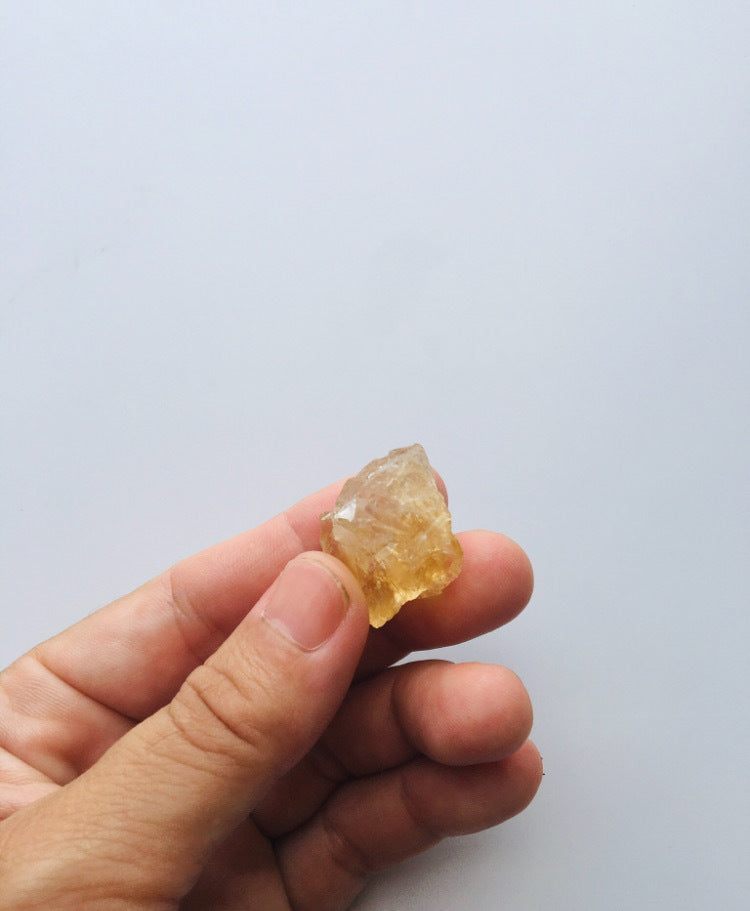 精麻包みシトリン・ヒーリングペンダント　-Citrine Healing Pendant Wrapped in Seima Hemp-