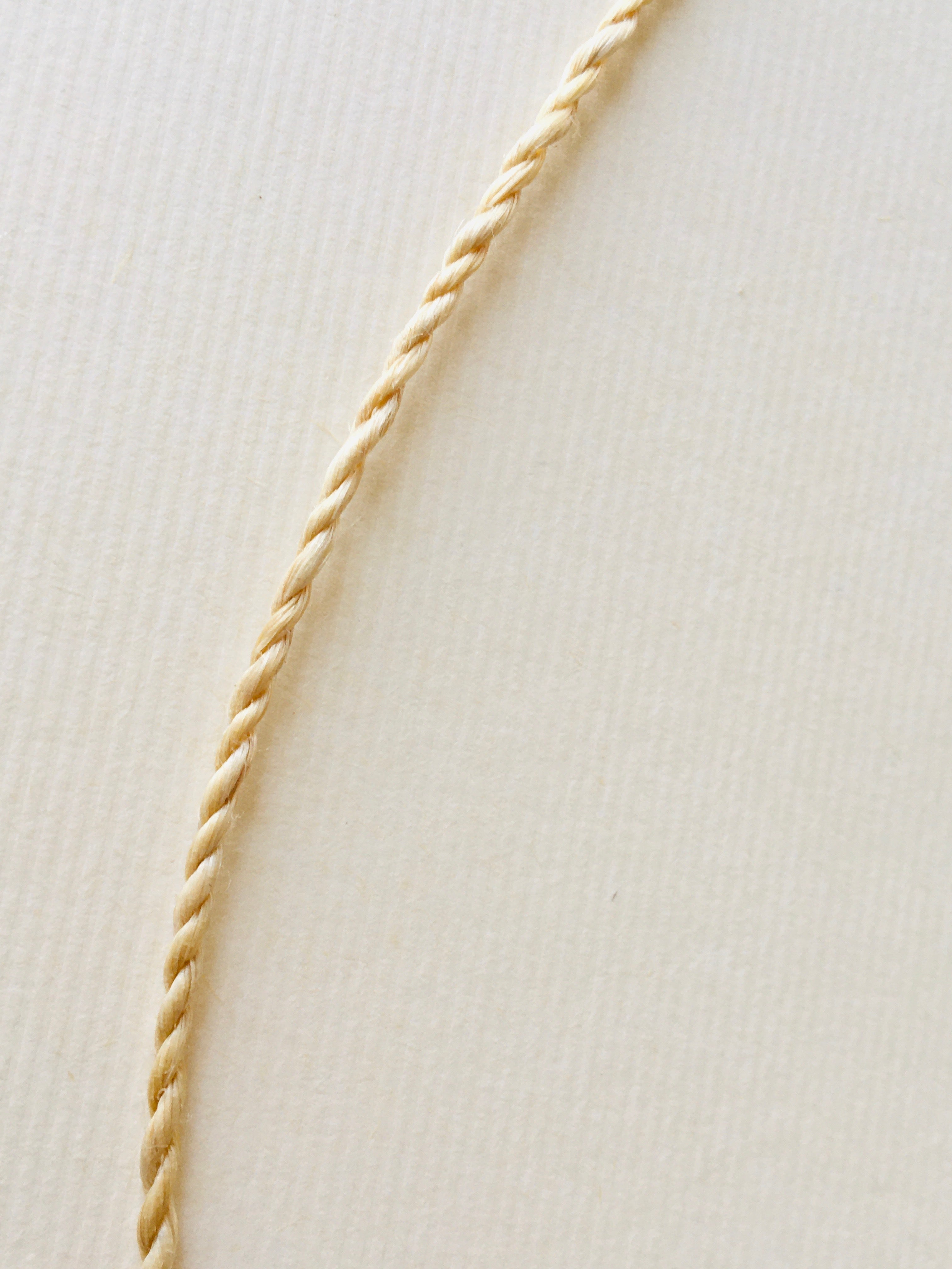 希少な野州麻の特等精麻のネックレス【太さ2mm】Rare Yashu Premium Seima Hemp Necklace ? 2mm