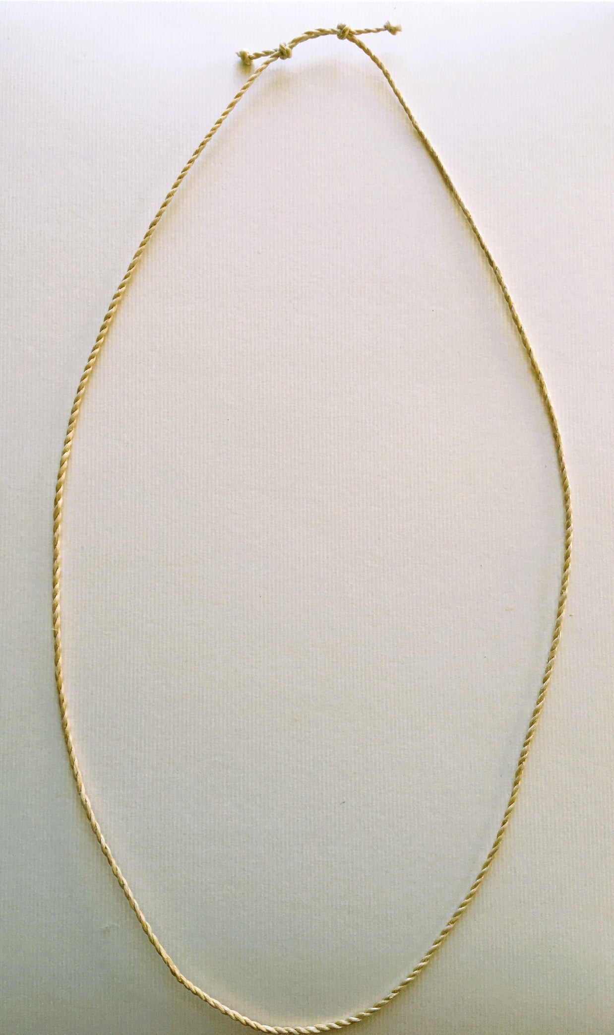 希少な野州麻の特等精麻のネックレス【太さ2mm】Rare Yashu Premium Seima Hemp Necklace ? 2mm