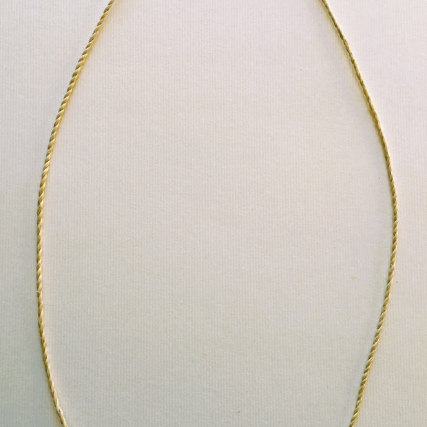 希少な野州麻の特等精麻のネックレス【太さ2mm】Rare Yashu Premium Seima Hemp Necklace ? 2mm