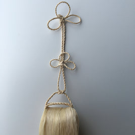 希少な特等精麻を使用した幸運を呼ぶ精麻飾り　-Good?Fortune Seima Ornament ? Plum Knot-