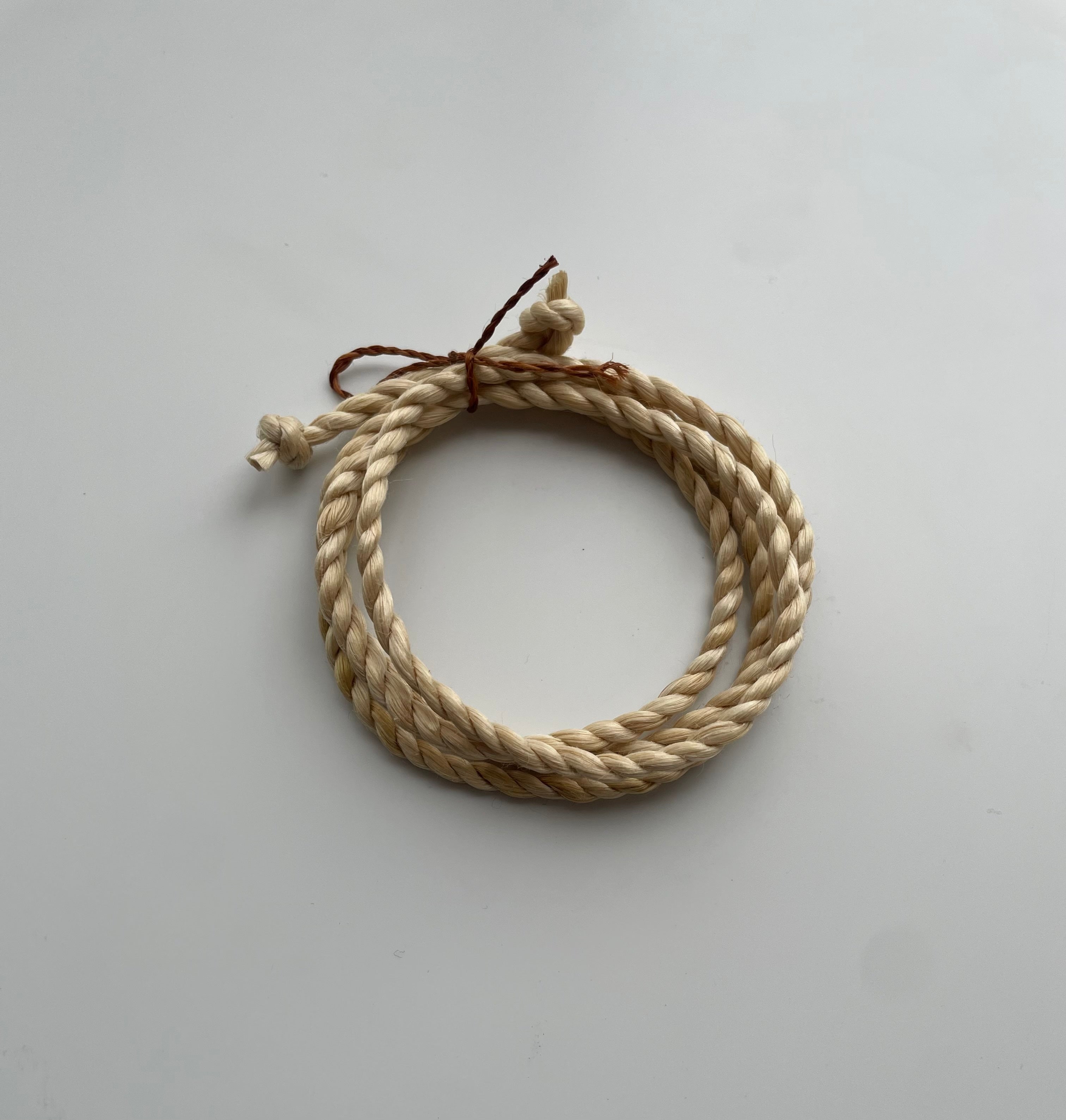 特等 野州精麻紐 80cm（4mm）｜天然石ネックレス・ブレスレット用｜浄化・お守り