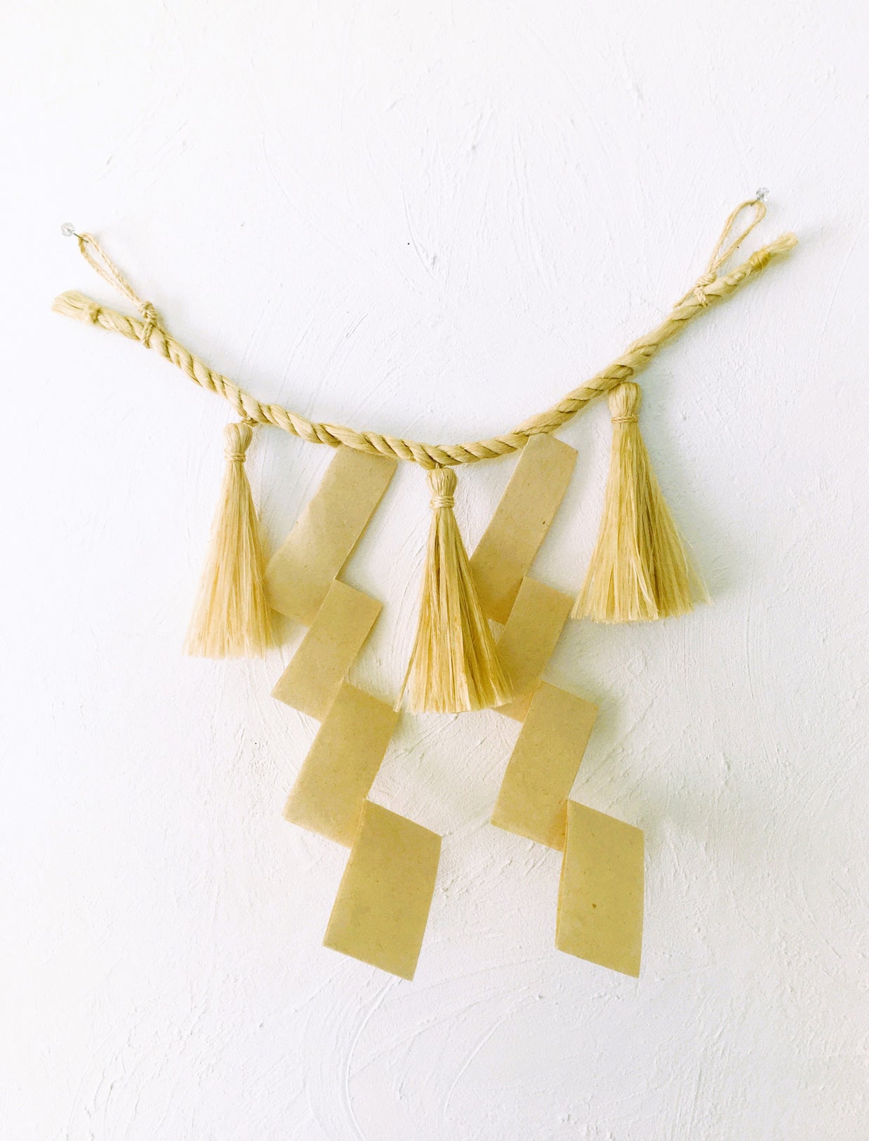 【受注制作】希少な野州麻の精麻を使用したしめ縄　-Shimenawa Made with Rare Yashu Seima Hemp-