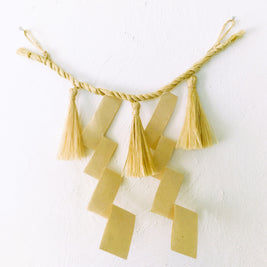 【受注制作】希少な野州麻の精麻を使用したしめ縄　-Shimenawa Made with Rare Yashu Seima Hemp-