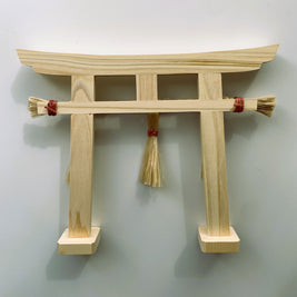 【受注制作】神和ぎの精麻鳥居・茜 　 Seima Torii ? Madder