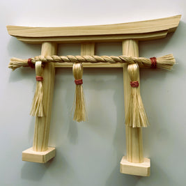 【受注制作】神和ぎの精麻鳥居・茜 　 Seima Torii ? Madder