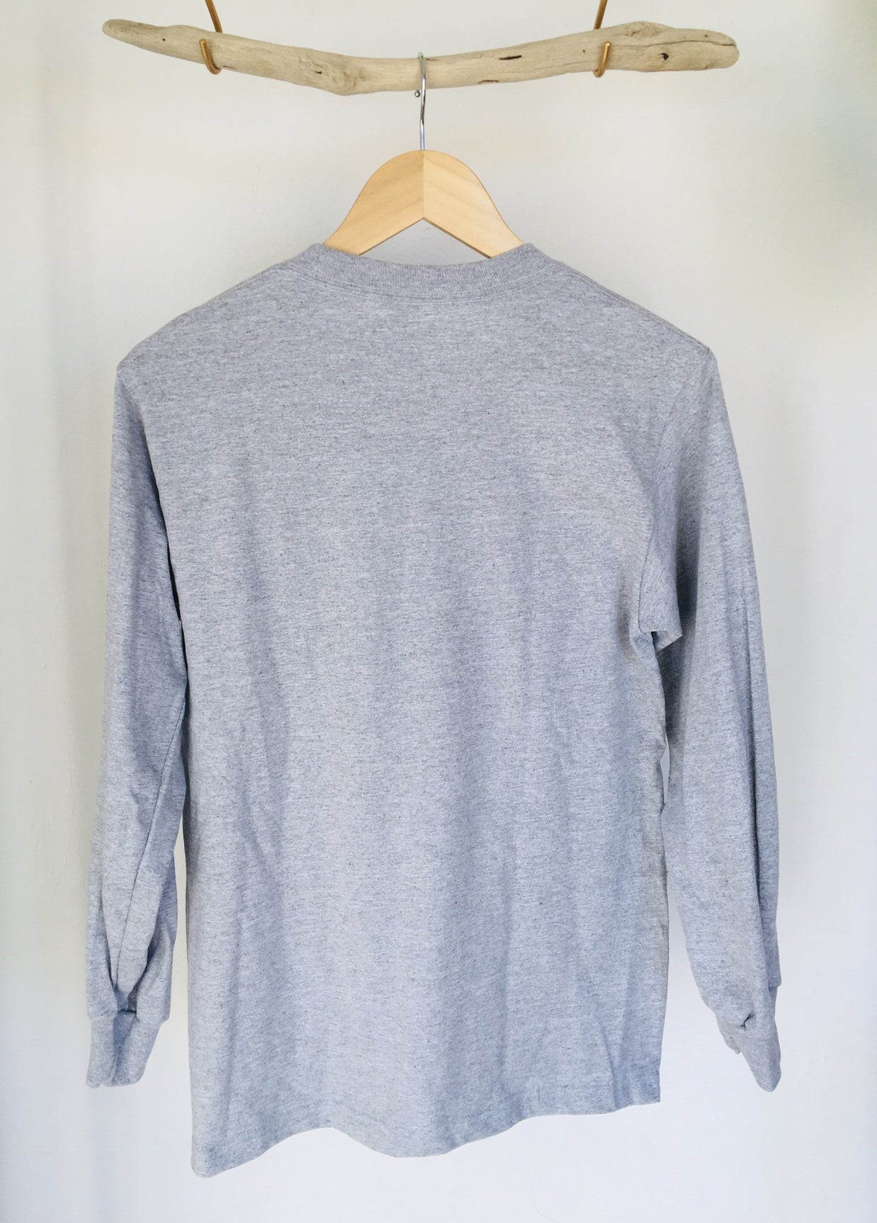 Sacred long sleeve T-shrit   精麻の祈り ~pray of Seima ~　  - S ヘザーグレ -