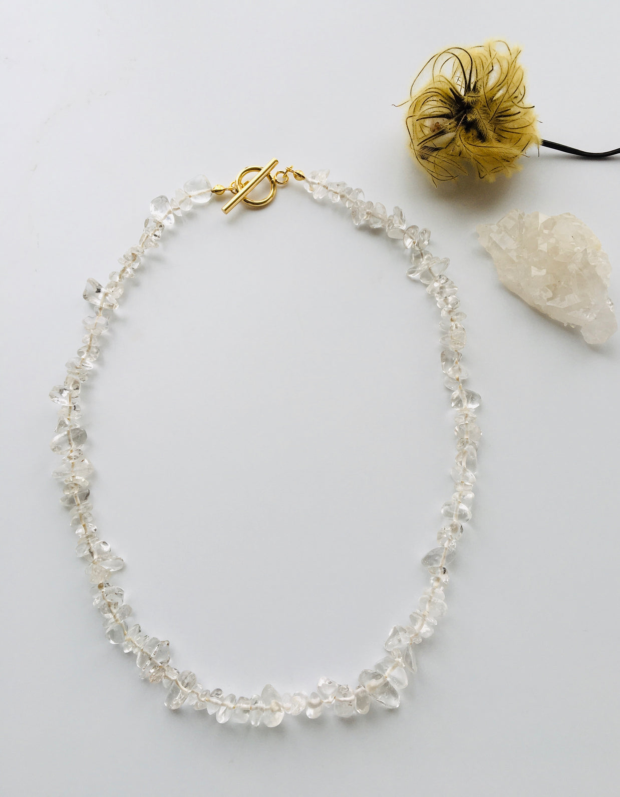 Divine Thread Necklace ~ 精麻と水晶の神聖ネックレス~