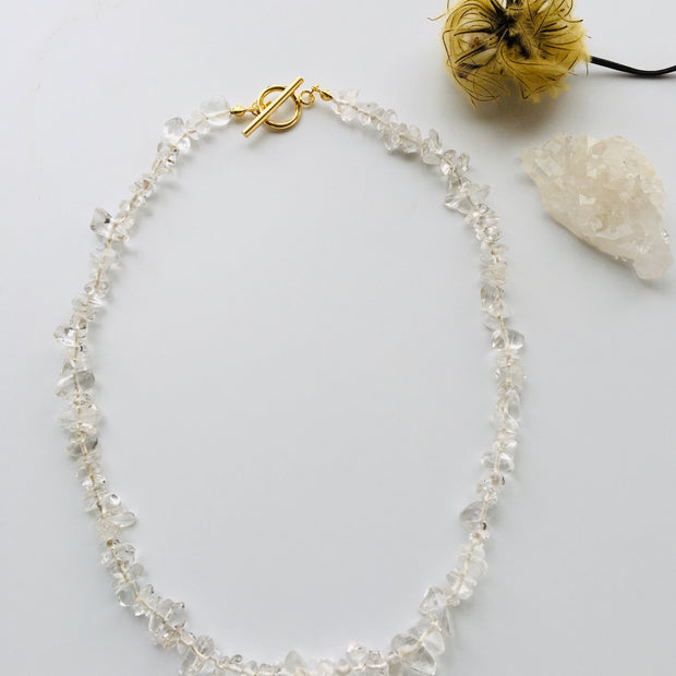 Divine Thread Necklace ~ 精麻と水晶の神聖ネックレス~