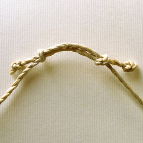 希少な野州麻の特等精麻のネックレス太さ3mm　-Rare Yashu Premium Seima Hemp Necklace ? 3mm